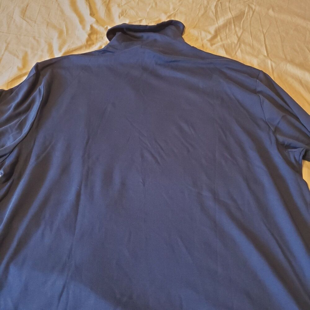 Polo Ralph Lauren Men's Navy Soft Cotton Turtleneck Long Sleeve Shirt Size XXL - Picture 5 of 9